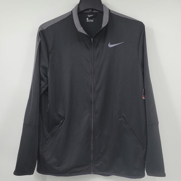 Nike Other - Nike full zipper lightweight black sweater size L